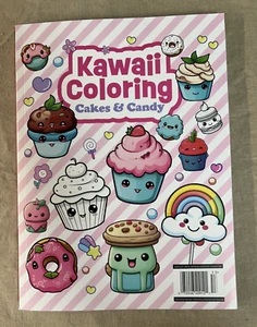 Kawaii COLORING BOOK MAGAZINE ~ Cakes & Candy ~ New - Picture 1 of 1