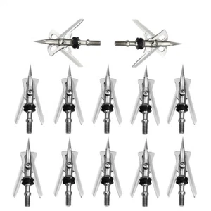 Tiro con arco Hipotérmico Broadheads 2.3" Dia Puntas de flecha expandibles 2 Hoja 100Gr - Imagen 1 de 4