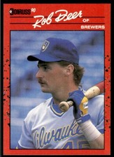 1990 Donruss Rob Deer Milwaukee Brewers #55