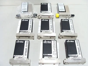 Lot of MKS Mass-Flow Flo Controller 1179B Series + Unit UFC-1100 / UPC-1300 N2 - Picture 1 of 15