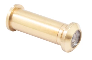 160 DEGREE DOOR VIEWER - POLISHED BRASS Peephole Door Security - Picture 1 of 2