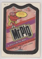 1985 Topps Wacky Packages Mr Pig Tissue #3 6f8