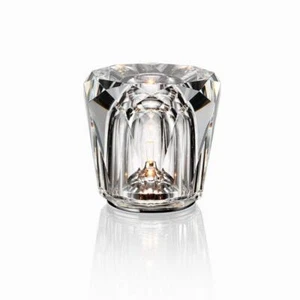 Ambientec Authentic Xtal Crystal Cordless LED Table Lamp Solid Glass Light IPX-6 - Picture 1 of 66