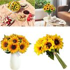 Bring the Sunshine In with This 7 Branches Artificial Sunflowers Bouquet