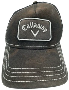 callaway mesh snapback adjustable charcoal gray truckers hat OSFA - Picture 1 of 7