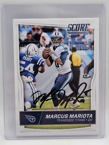 2016 Score Marcus Mariota #311 Signed - Picture 1 of 2