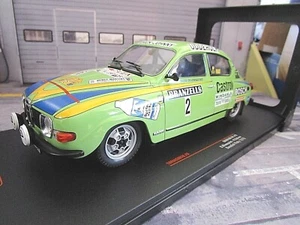 SAAB 96 V4 FORD RALLY SVEDESE 1976 #2 BLOMQVIST BOSCH CASTROL IXO RARO 1:18 - Foto 1 di 7
