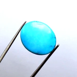 Gemas sueltas turquesa forma ovalada 17,80 quilates piedra de nacimiento certificada diciembre - Imagen 1 de 5