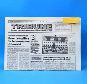 Tribuna 30 de agosto de 1989 cumpleaños boda 30.08.1989 RDA 30.8.1989 - Imagen 1 de 1