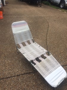 vinyl beach chair