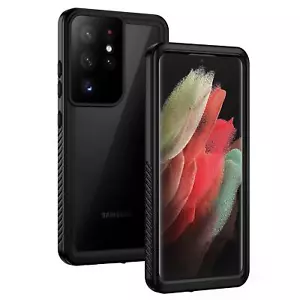 Lanhiem pour Samsung Galaxy S21 Ultra Coque, IP68 Étanche Antipoussière, Intégrée - Photo 1 sur 8