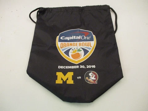 2016 Orange Bowl Football Michigan Wolverines v Florida Seminoles Backpack Cover