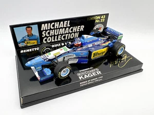 1995 Schumacher Benetton B195 (European GP) 1:43 Minichamps 510954316 MSC22 - Foto 1 di 12