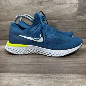 Nike Epic React Flyknit Green Mens US Size 9 EUR 42.5 AQ0067-302 Running Shoes - Picture 1 of 10