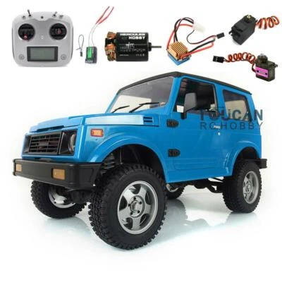 1/6 Capo 4*4 RC Crawler Car Assembeld SIXER1 Motor ESC Radio Painted Blue Truck - Image 1 of 4