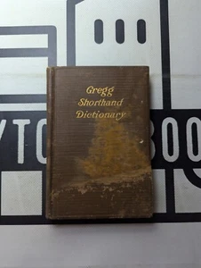 Gregg Shorthand Dictionary by John Robert Gregg 1916 Hardcover Vintage! Antique! - Picture 1 of 6