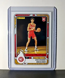 Zaccharie Risacher Rookie 2024-25 Panini NBA #71 Sticker Card Atlanta Hawks - Picture 1 of 2