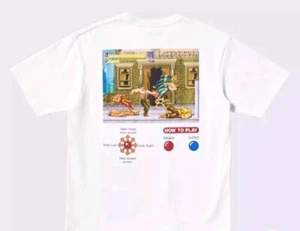 UNIQLO UT CAPCOM 40th T-shirt Final Fight White Size XL BRAND NEW WITH TAGS - Picture 1 of 5