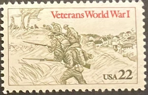 Scott#: 2154 - World War I Veterans 22¢ 1985 single stamp MNHOG - Picture 1 of 1