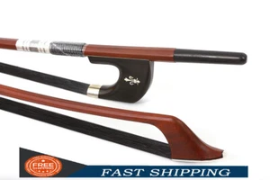 3/4 Upright Double Bass Bow German High Handle Bass Bow Advance Black Horse hair - Picture 1 of 7