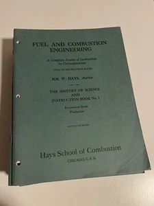 Kraftstoff- und Verbrennungstechnik Hays Verbrennungsschule Nr. I - XII komplett - Bild 1 von 9