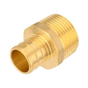 Adaptador roscado macho EFIELD 3/4" Pex × 3/4" montaje de latón sin plomo envío gratuito - Imagen 1 de 4