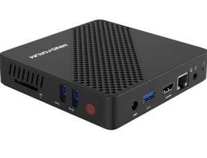New! Minis Forum Fanless Mini Pc! Intel N3350 64GB SSD HDMI 4GB Ram Win 10 Pro - Picture 1 of 3