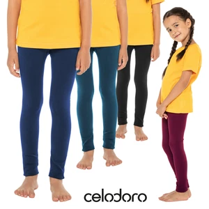 1 oder 2 Paar Kinder Thermo Leggings Jungen und Mädchen, flauschiges Innenfleece - Bild 1 von 12
