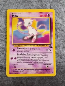 JCC Pokémon - Mew #8 - Promociones de magos - Promoción Estrella Negra - Raro - No Holo - Imagen 1 de 2
