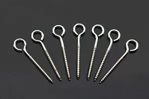 100 pcs Screws Stainless Steel Plug Hardware Jerk Baits Making DIY Fishing Lure - Picture 1 of 6