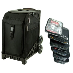 Zuca Stealth Sport Insert Bag with Black Frame nonflashing wheels and Special Se - Picture 1 of 6