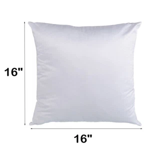 100 piezas Funda de almohada en blanco de sublimación blanca Cubierta de cojín para el hogar Sofá Decoración - Imagen 1 de 17