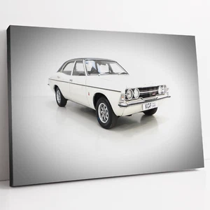 1972 Ford Cortina Mk3 2000 GXL Rückansicht | Leinwandbild Wandbild Foto gerahmt - Bild 1 von 10