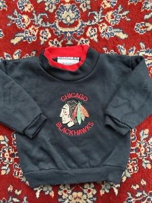 Sudadera de hockey vintage Chicago Blackhawks bebé 12 meses Foto 1 de 4