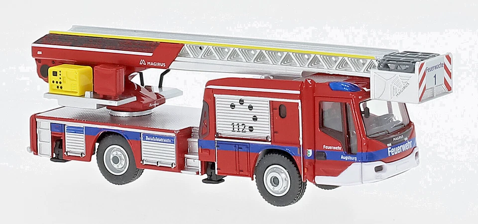 BREKINA PCX871077 Magirus M32L-AS N.B Carrello Pompieri Augsburg, Nuovo 2024 - Immagine 1 di 1