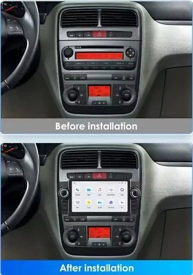Autoradio Android  per Fiat punto 2007-2012 Carplay Android Auto  GPS Navi   - Immagine 1 di 4