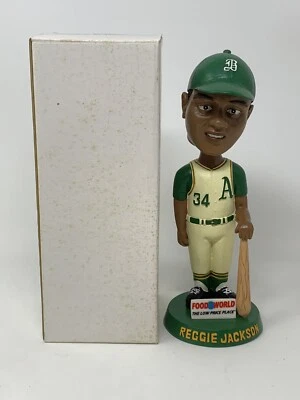 Reggie Jackson 1967 Oakland A's Birmingham Bobblehead 2002 SGA 1/1500 - Imagem 1 de 4