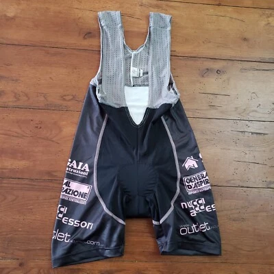 Alexander Small Cycling Bibshorts Vintage Italy 4.5" 14" (8.5/10) S Pink - Image 1 of 4