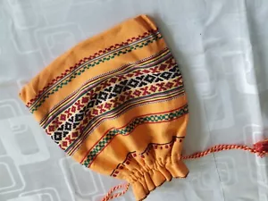 Vtg traditional Colorful Soviet bag/ethnic/boho Pouch - Picture 1 of 6