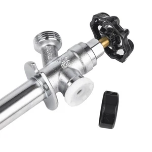 EFIELD 8-inch Anti-Siphon Frost Free Sillcock 1/2" Pex Crimp X 3/4" Hose Bibb - Picture 1 of 6