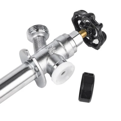 EFIELD 4-inch Anti-Siphon Frost Free Sillcock 1/2" Pex Crimp X 3/4" Hose Bibb