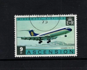 Avión Ascension 1975 Vickers Super VC 10 Wideawake Field VFU SG 189 - Imagen 1 de 1