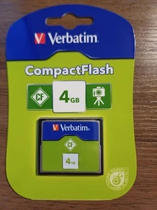 Verbatim 4GB Compact Flash Card Brand New in Packaging - Picture 1 of 1