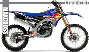YAMAHA WR250F WR450F YZ250F YZ450F YZ250FX YZ450FX MAXCROSS GRAPHICS KIT MSPSNH1 - Picture 1 of 2