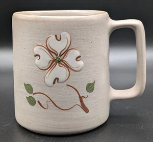 Vintage Pigeon Forge Pottery Dogwood Flower Coffee Cup Mug 1960's - Picture 1 of 7
