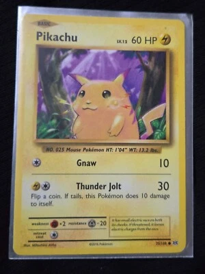 Pikachu - 35/108 - Common LP, English Pokemon XY Evolutions - Image 1 of 3