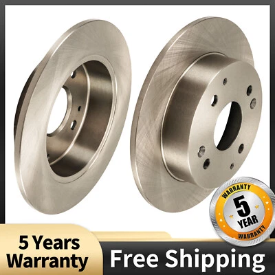 Rear Disc Brake Rotors For Acura Cl 1998-1999 Honda Accord 1998-2002 31244 - Image 1 of 4