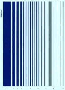 Xtradecal PS6 Parallel Stripes Blau - Bild 1 von 1