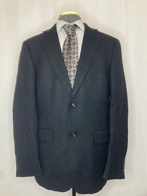 Pronto Uomo мужской 39R 43» Твидовый блейзер Sport пальто костюм куртка серый ягненка шерсти - Изображение 1 из 4