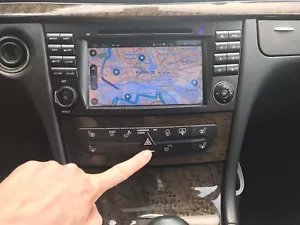 W211 elektrisches Geheimfach: Aktivierung bei Comand, Fremdradio, Android Radio - Bild 1 von 9